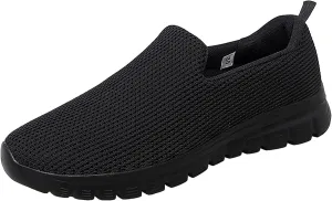 SBGMoSJ Womens Casual Sneakers Trending Comfy Shoes for Women Standing All Day Black Shoes for Women Black Tennis Shoes Womens Tennis Shoes for Women Size 8 Wide