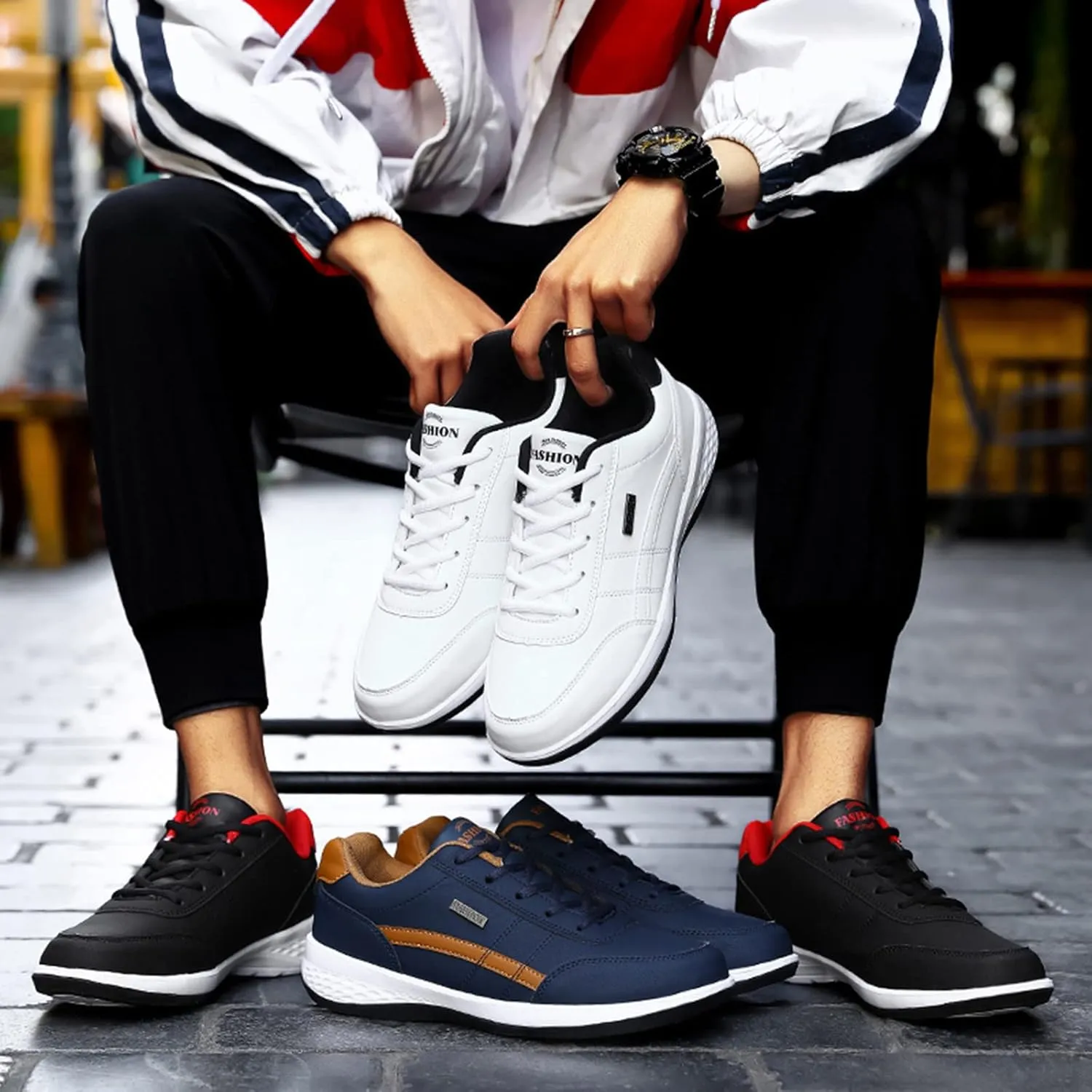 SBGMoSJ Womens Casual Sneakers Wide Casual Slip On Shoes for Women 2023 Womens Wide Width Sneakers Slip Ons Bowling Shoes Women 8.5 Slip On Black Non Slip Tennis Shoes Woman
