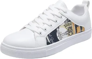 SBGMoSJ Womens High Top Wedge Sneakers All Womens Black Non Slip Size 9 Wide Work Shoes Slip On Tennis Shoes Women Wide Width High Top Sneakers for Women Zapatillas Blancas para Mujer Elegantes