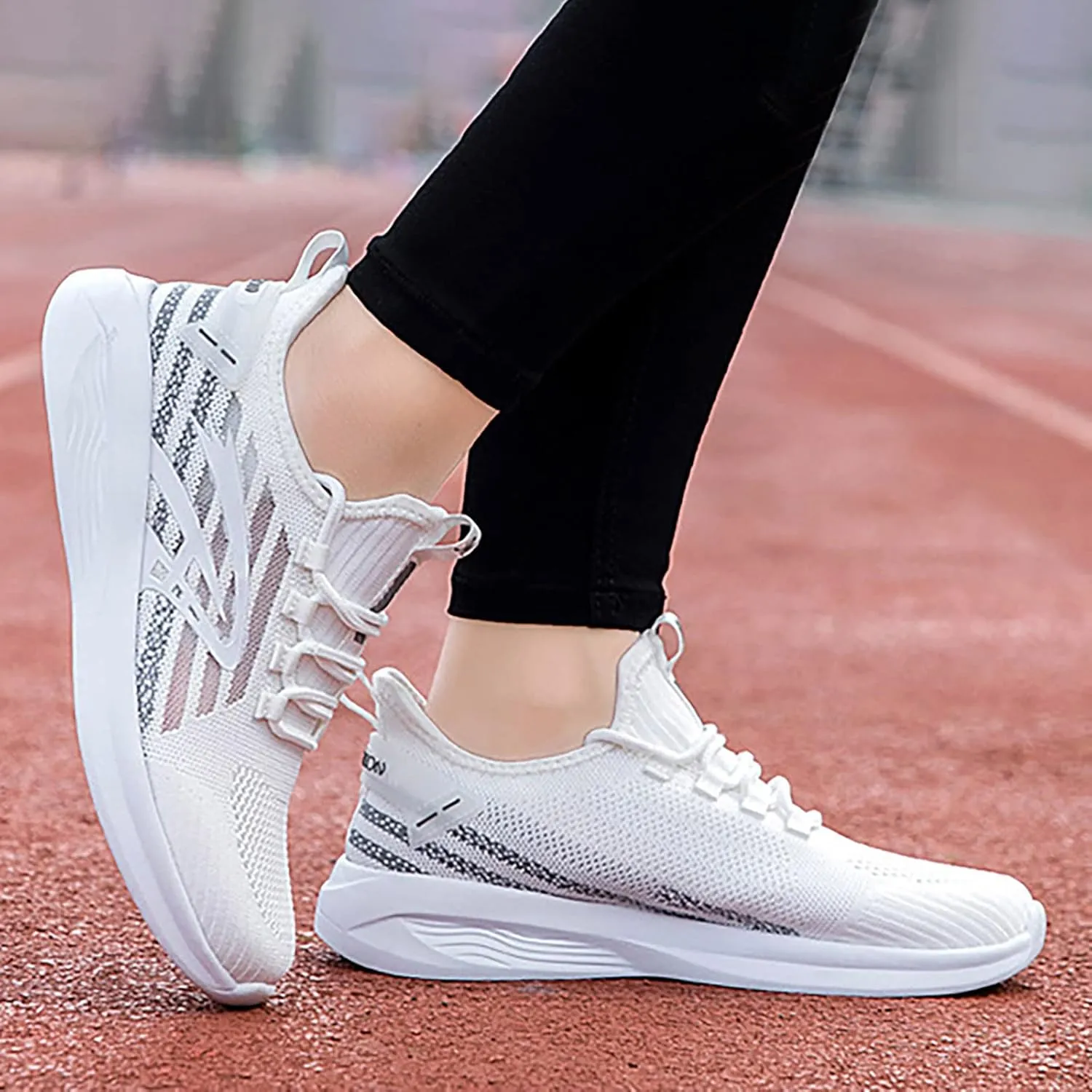 SBGMoSJ Women's Sneakers Size 8 Wide Zapatillas Sin Cordones para Mujer Shoes for Women Sneakers Slip Ons Casual Sneakers for Women Wide Width Womens Shoes Nursing Casual Slip Ons Wide Width