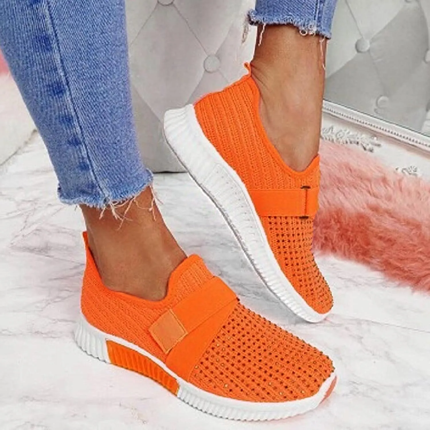 SBGMoSJ Womens White Sneakers Orthopedic Shoes for Women Dressy Low Heel Wide Width Black Black Tennis Shoes for Women Women's Fashion Platform High Top Sneakers Comfy Shoes for Women Slip On Dressy