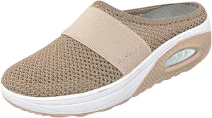 Slip on Sneakers Women Non Slip Gym Workout Shoes Walk Shoes for Women Lace Up Fashion Comfortable Walking Shoes