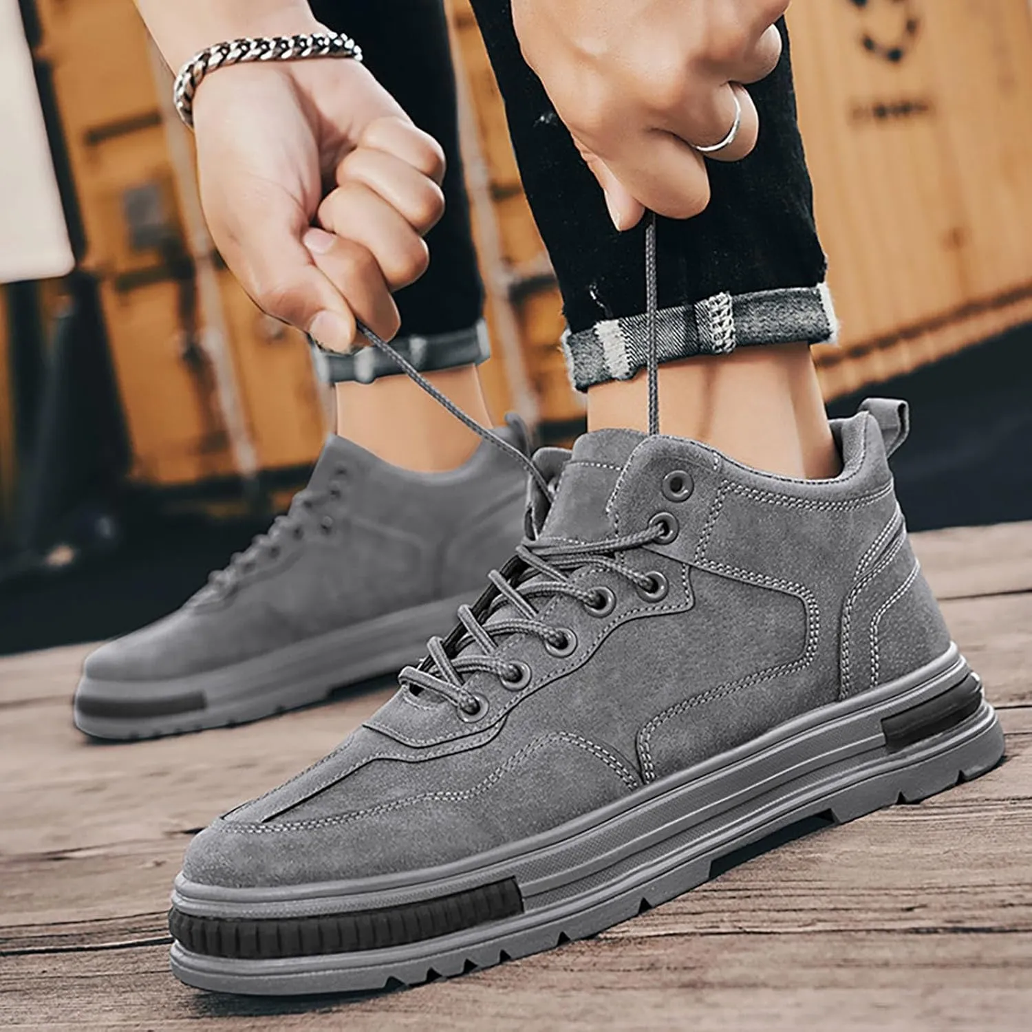 Sneakers for Men Wide Width Flat Shoes for Women Men's Casual Slip-on Loafers Round Toe Slip On Casual Womens Loafers Dress Sneakers Men Wide Width