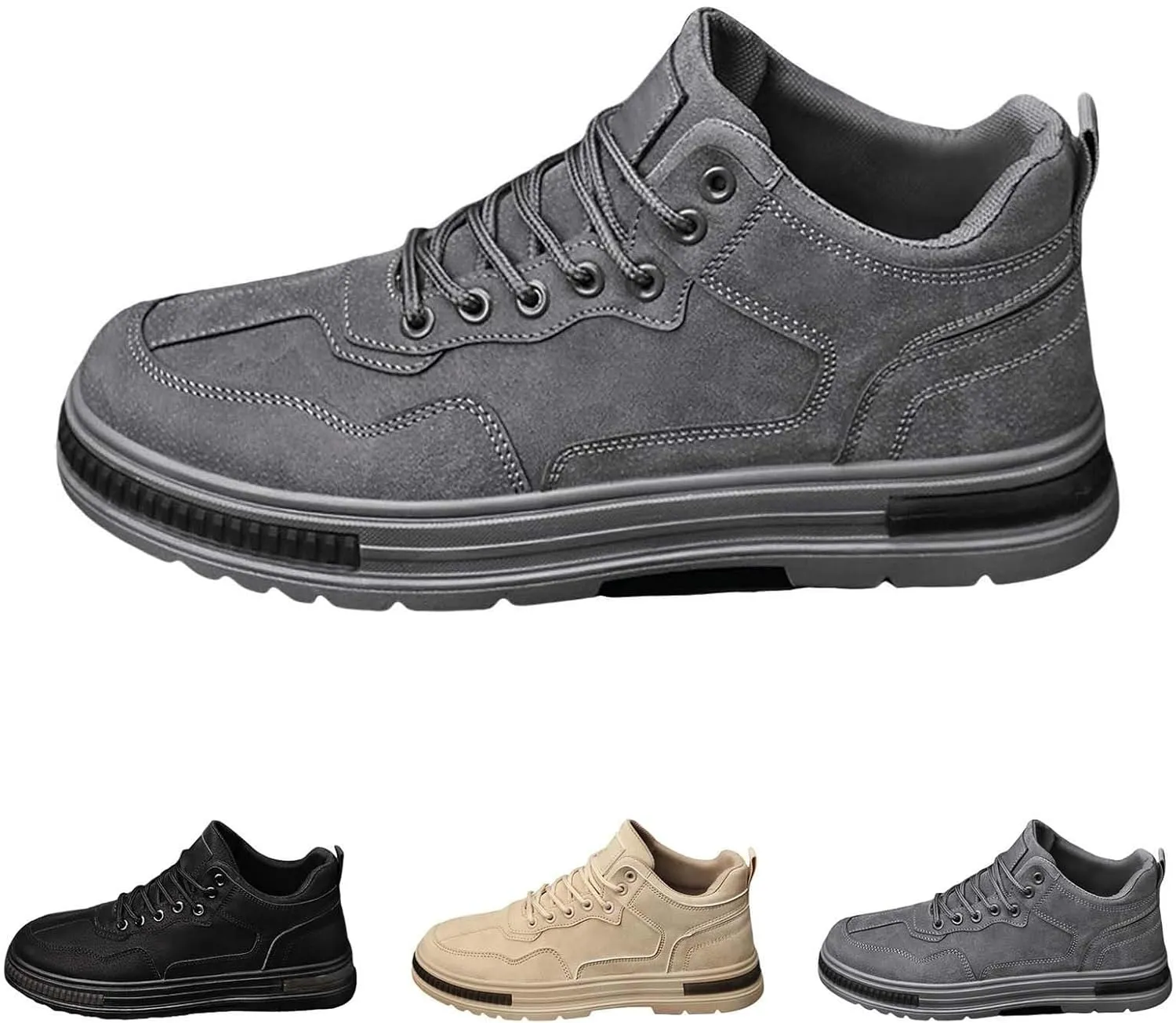 Sneakers for Men Wide Width Flat Shoes for Women Men's Casual Slip-on Loafers Round Toe Slip On Casual Womens Loafers Dress Sneakers Men Wide Width