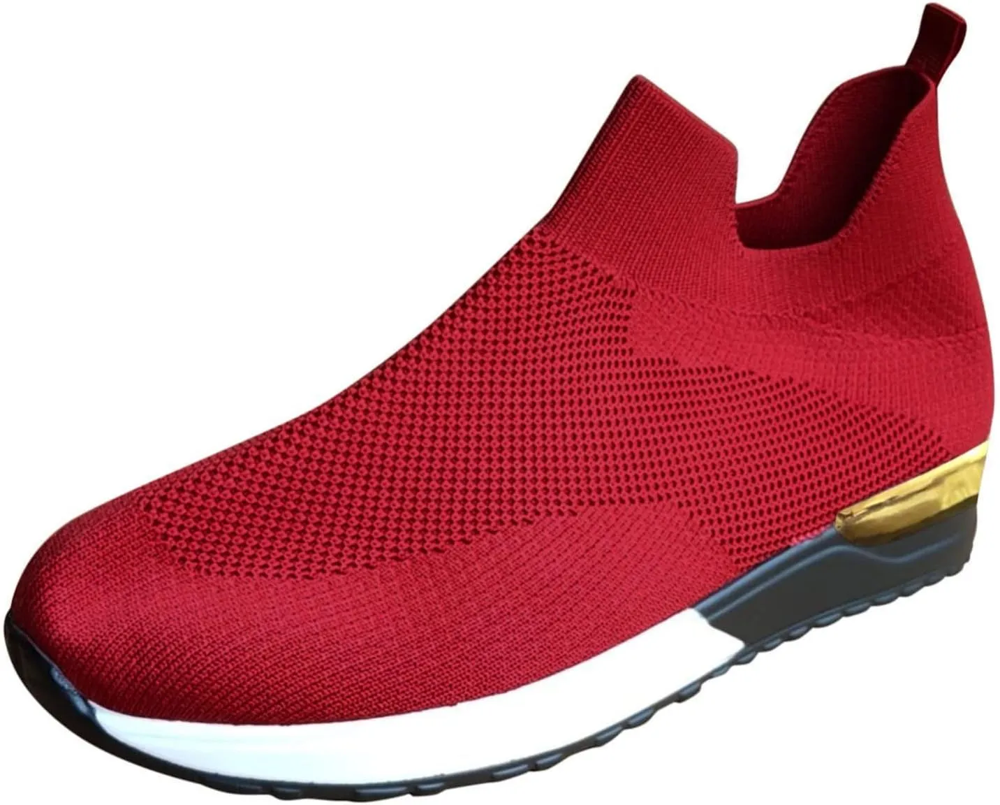 Sneakers for Women Walking Shoes Non Slip Lightweight Tennis Shoes Men Boots Casual Slip On Shoes White Sneakers Steel Toe Tennis Shoe White Loafers