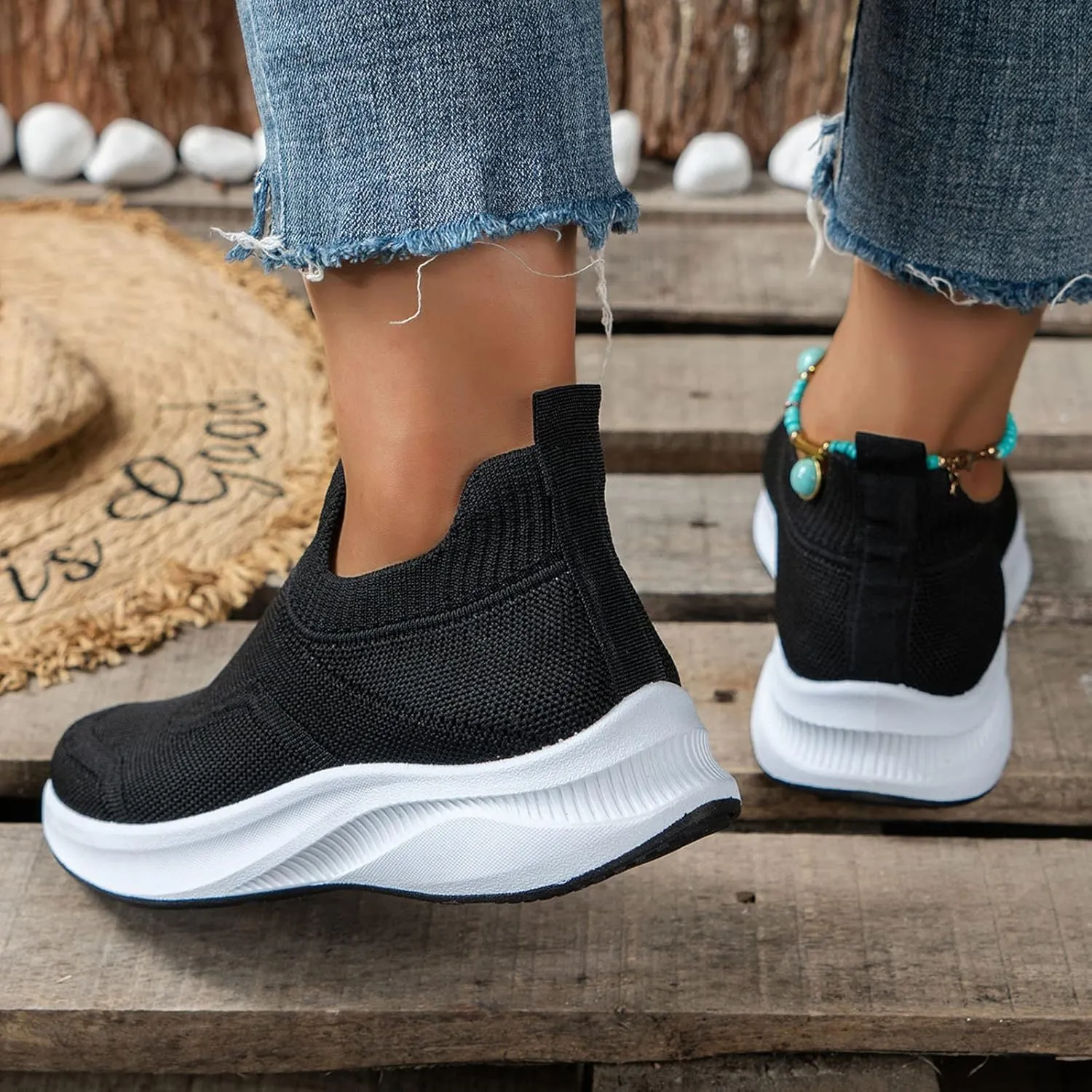 Sneakers for Women Wide Width Black Slip On Shoes Women Comfortable Winter Wide Toe Sneakers for Women Running Shoes for Women Wide Fit Zapatos De Mujer De Vestir Comodos Cerradosbajitos