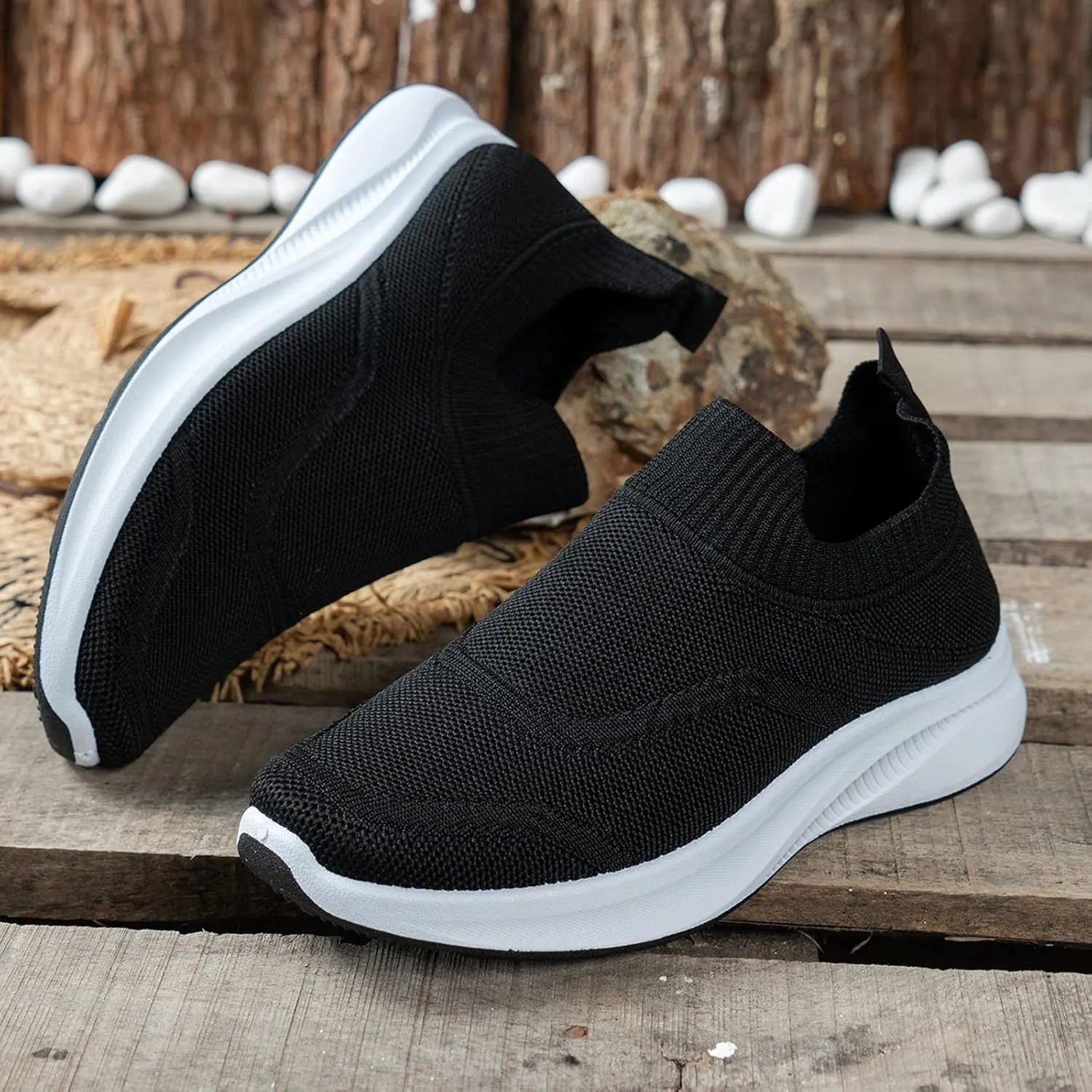 Sneakers for Women Wide Width Black Slip On Shoes Women Comfortable Winter Wide Toe Sneakers for Women Running Shoes for Women Wide Fit Zapatos De Mujer De Vestir Comodos Cerradosbajitos