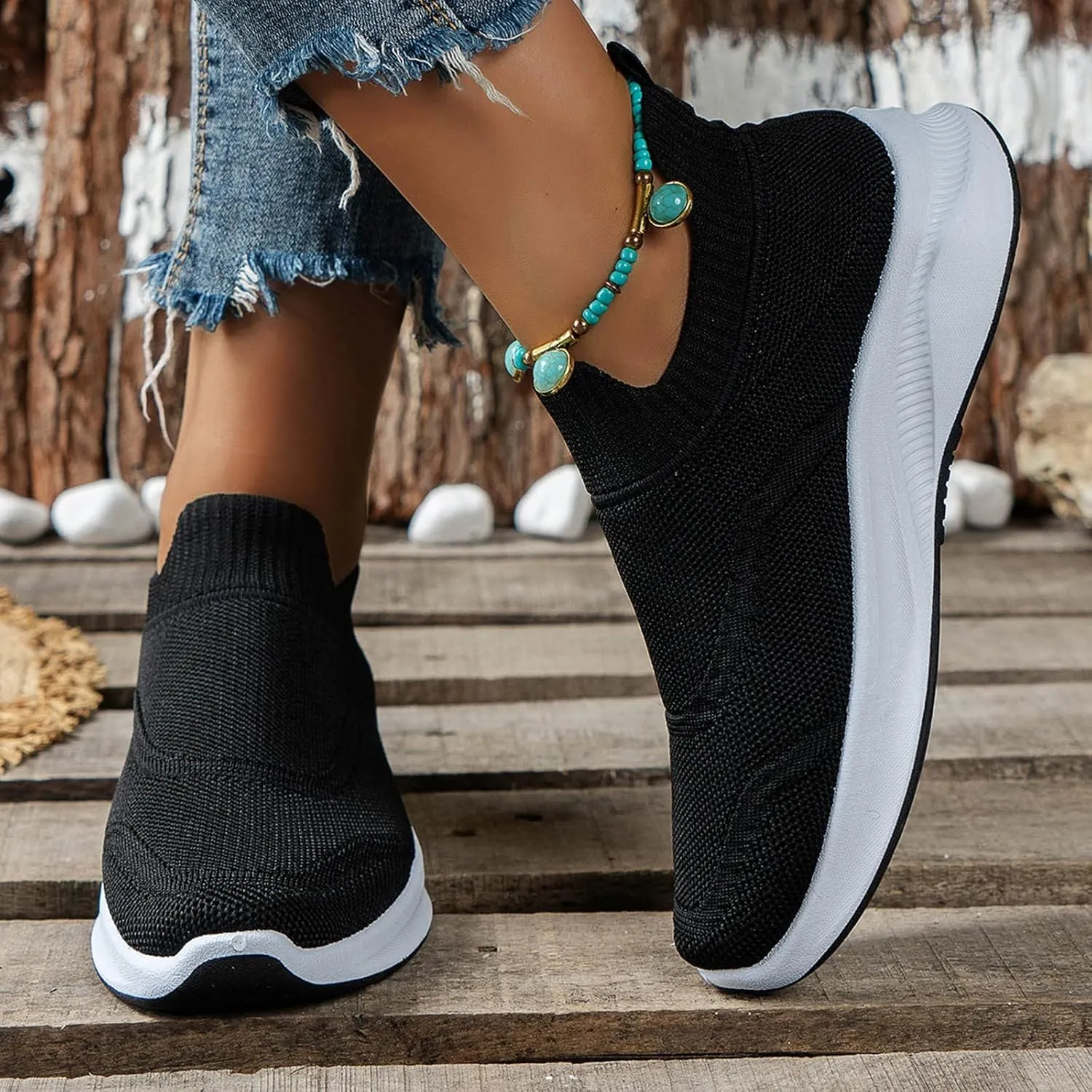 Sneakers for Women Wide Width Black Slip On Shoes Women Comfortable Winter Wide Toe Sneakers for Women Running Shoes for Women Wide Fit Zapatos De Mujer De Vestir Comodos Cerradosbajitos