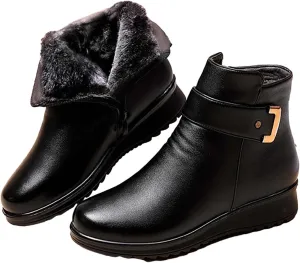 Snow Boots for Women Waterproof Slip On Warm Boots for Ladies Snow Boots Womens Winter Ankle Boots Ladies Womens Snow Boot Ankle Boots for Women Knee High Snow Booties Men
