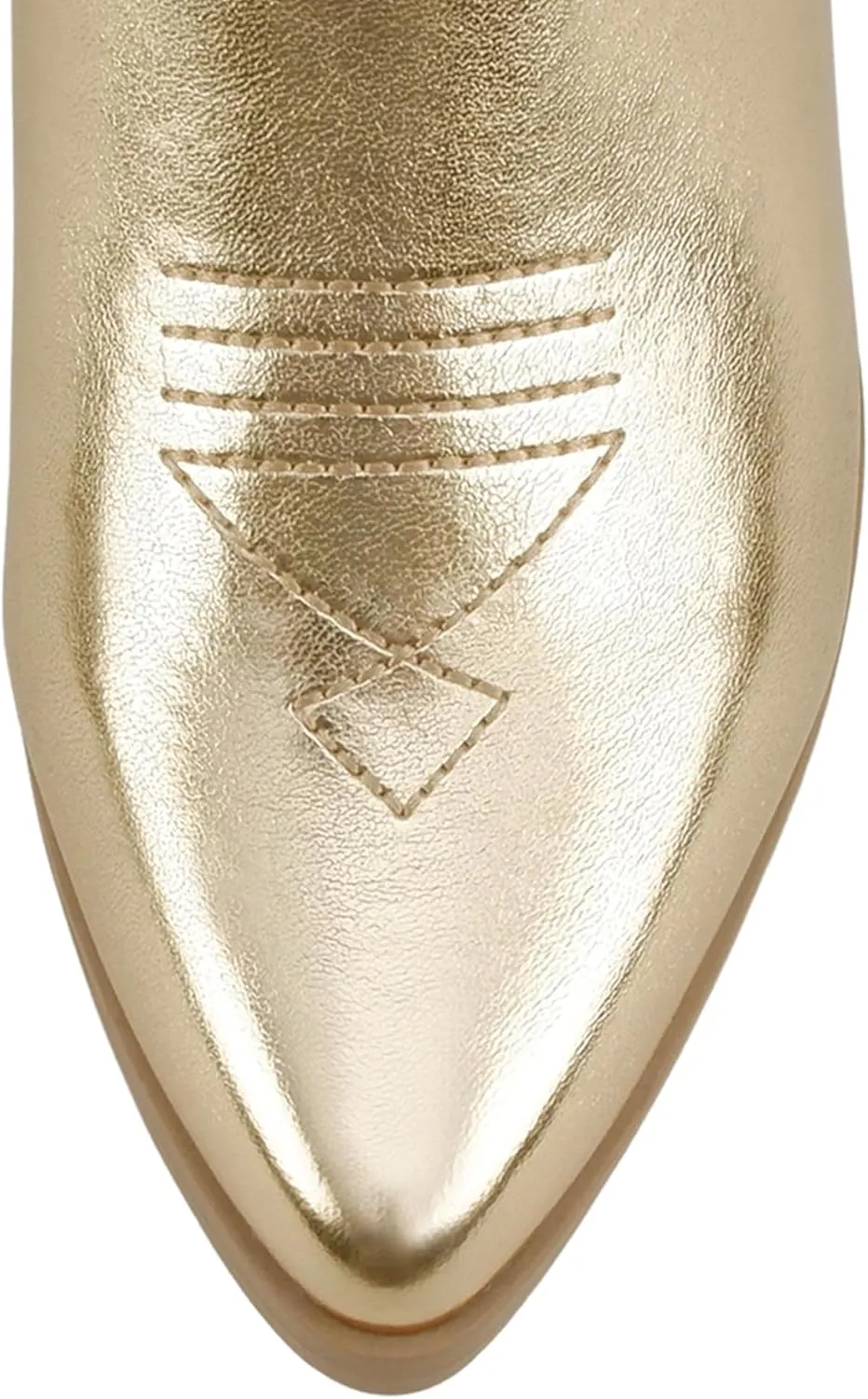 Soda “BLAZING” ~ Women Western Bootie Pointe Toe with Low Heel (Wide Fit Available)