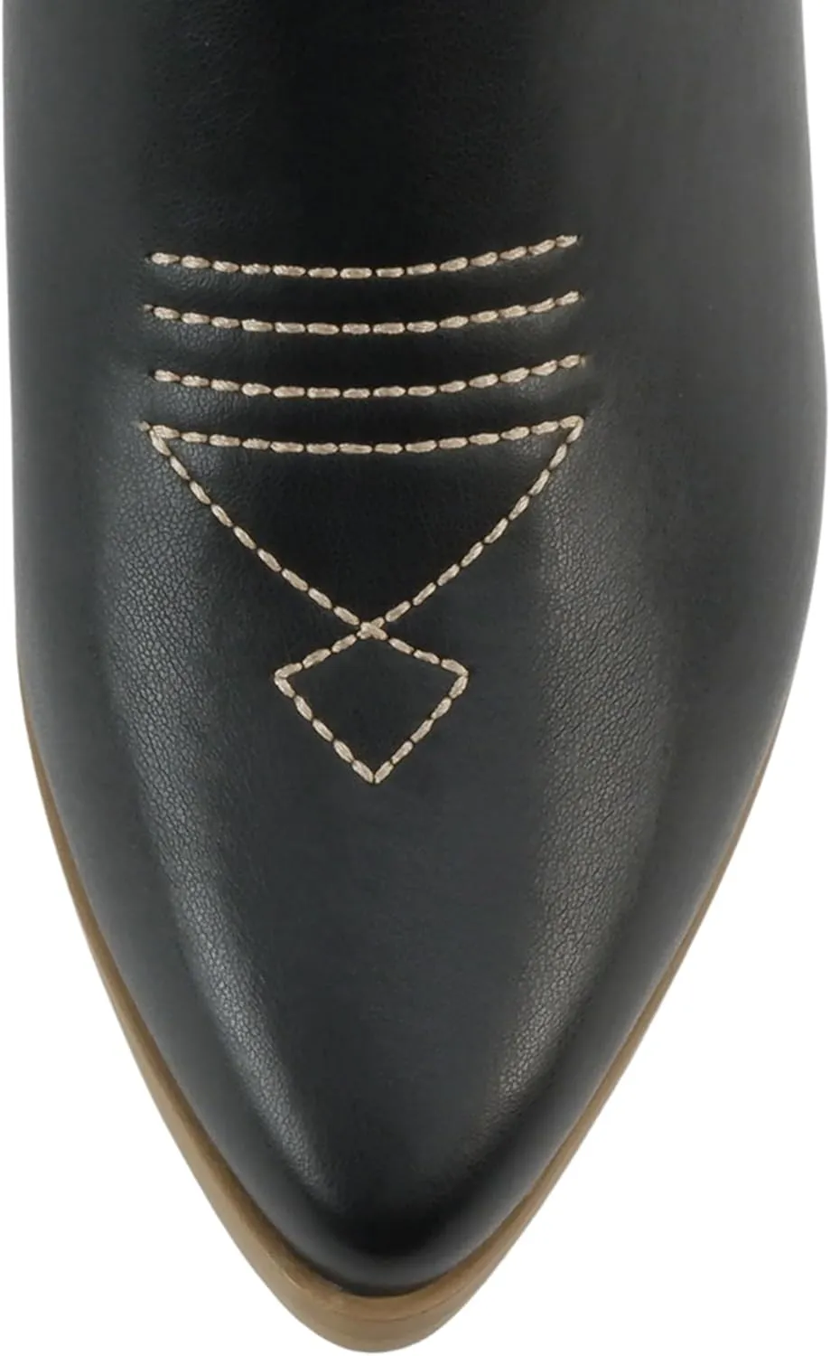 Soda “BLAZING” ~ Women Western Bootie Pointe Toe with Low Heel (Wide Fit Available)