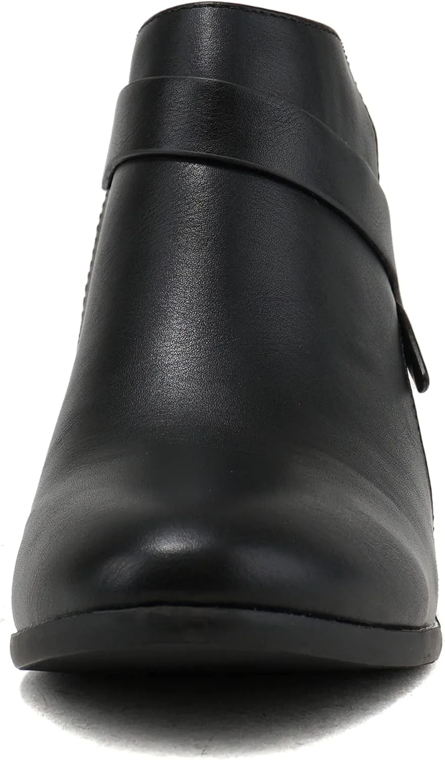 Soda SWEETEN Women's Fashion Closed Toe Multi Strap Ankle Bootie Block Heel (Wide Fit Available)