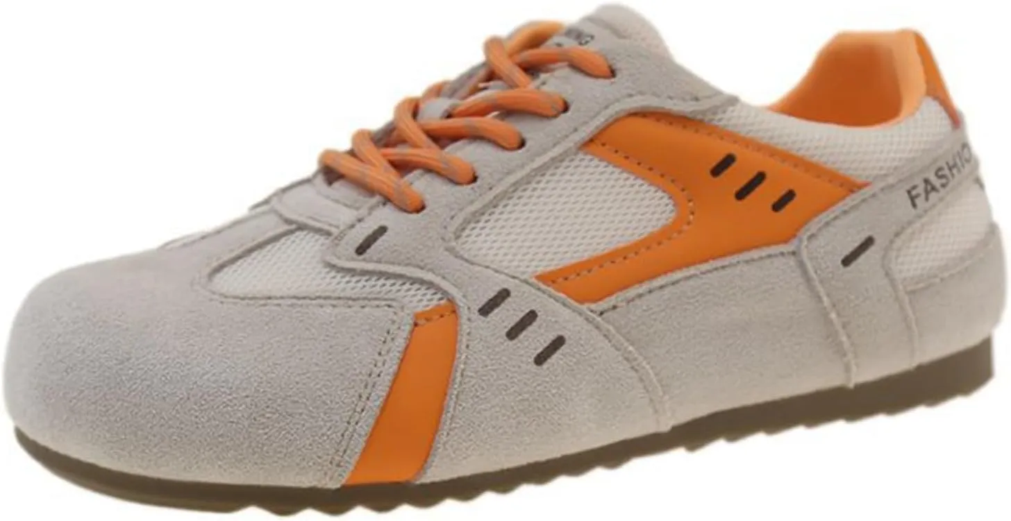 Stylish Breathable Leather Color Block Sneakers with Increased Height, Lightweight, Fashionable Design - Spring Collection Casual Trainers for Men