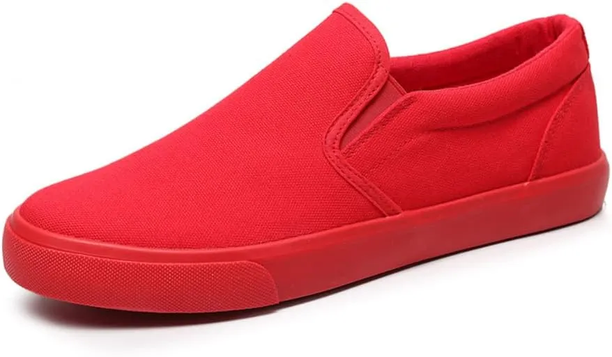 SUKKCCNO Comfortable and Breathable Canvas Shoes Flat Bottom Fashionable Street Style Men's and Women's Standard Size Shoes Spring and Autumn Versatile Cloth Shoes