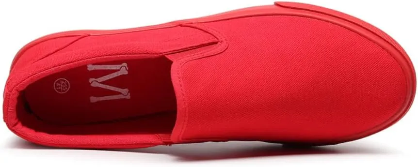 SUKKCCNO Comfortable and Breathable Canvas Shoes Flat Bottom Fashionable Street Style Men's and Women's Standard Size Shoes Spring and Autumn Versatile Cloth Shoes
