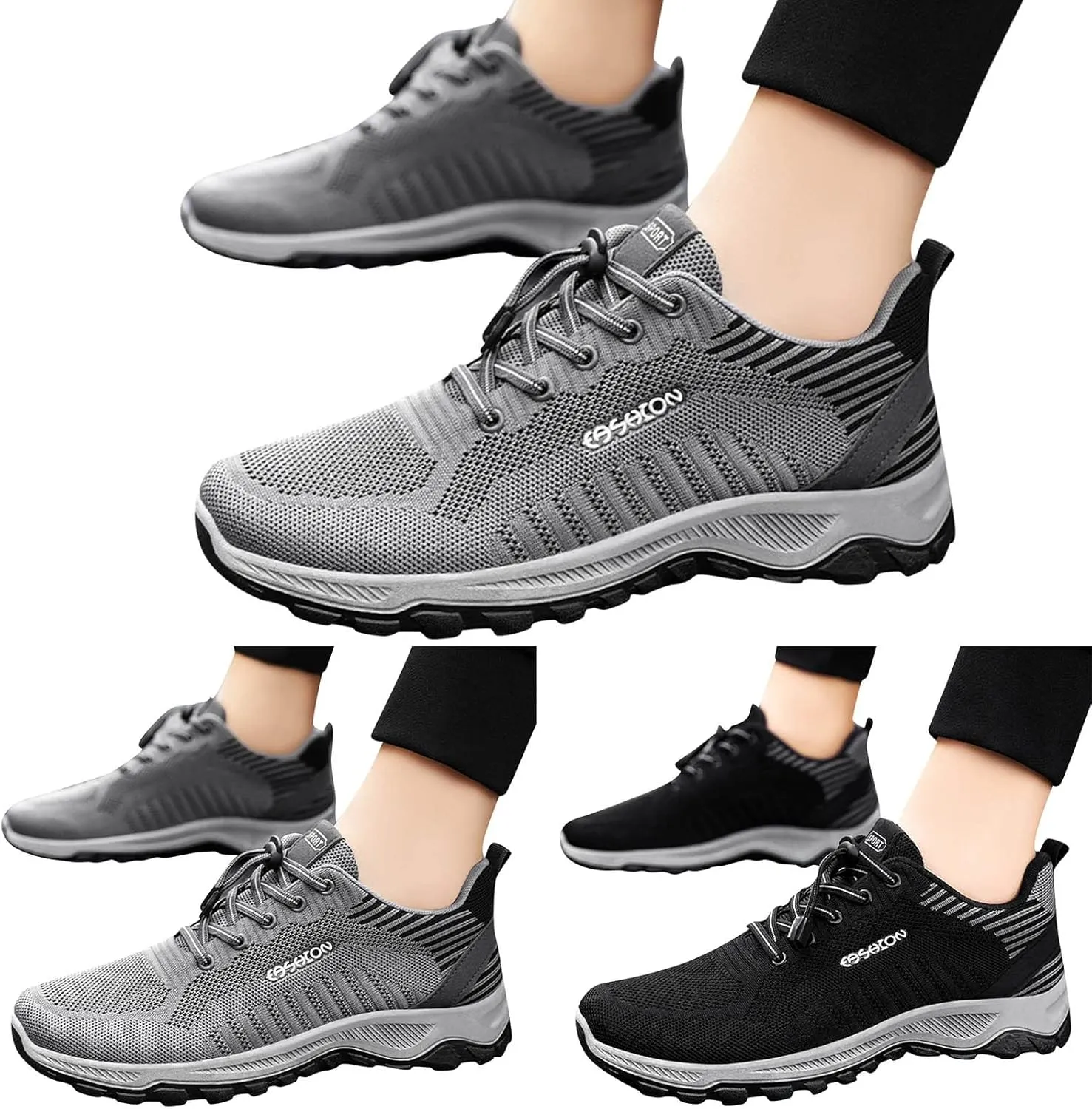 Tennis Shoes Men Wide Toe Box Sneakers Men Men’s Breathable Casual Walking Sneakers New Shoes for Walking for Everyday and Travel Dress Mens Slip on
