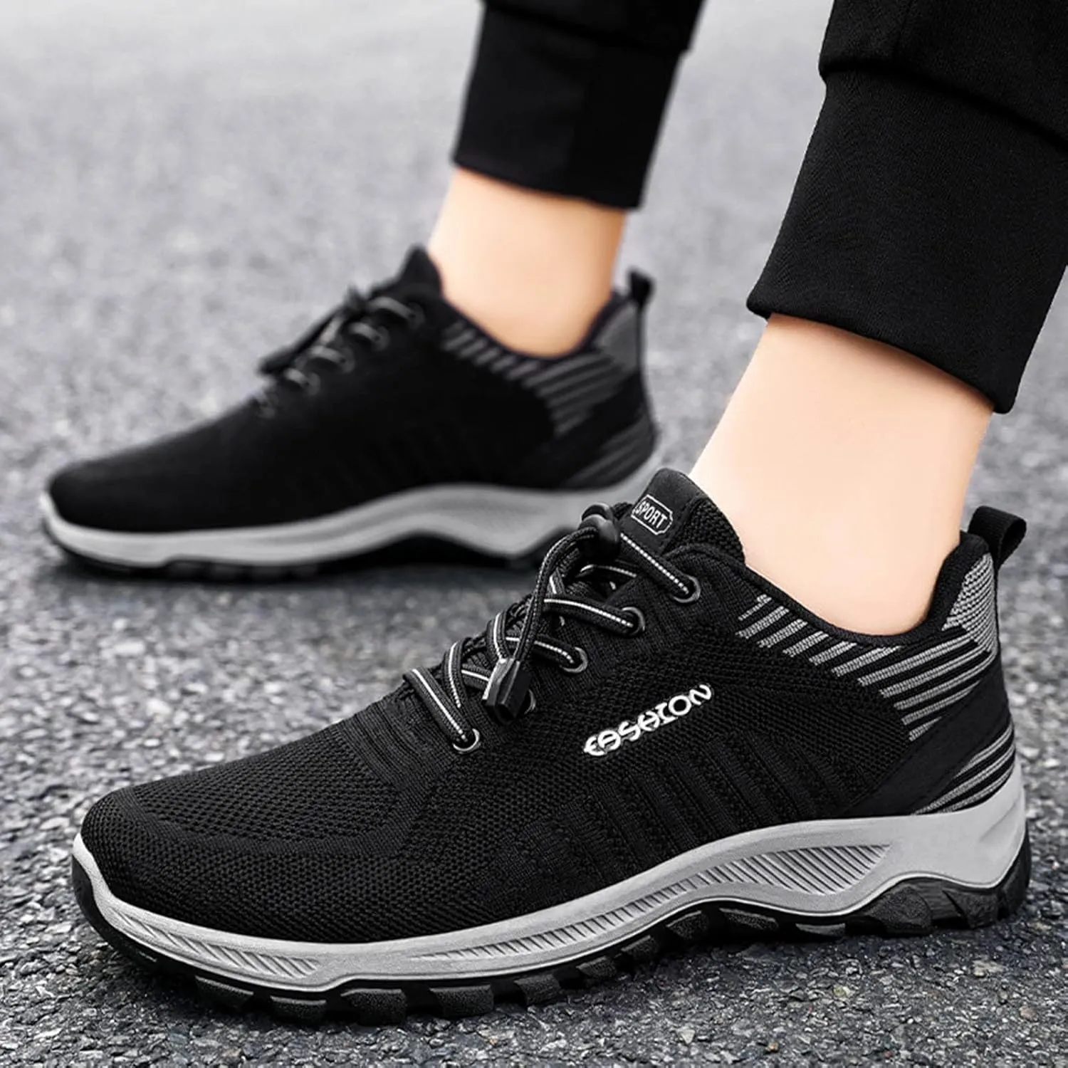 Tennis Shoes Men Wide Toe Box Sneakers Men Men’s Breathable Casual Walking Sneakers New Shoes for Walking for Everyday and Travel Dress Mens Slip on