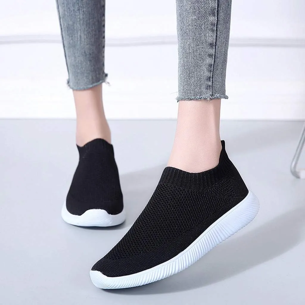 Trendy Wedge Sneakers for Women 2023 Zapatos Comodos De Mujer Suaves para Fiesta Workout Shoes for Women Wide Fit Plantar Fasciitis Sneakers Women Arch Support White Slip On Sneakers Women Black