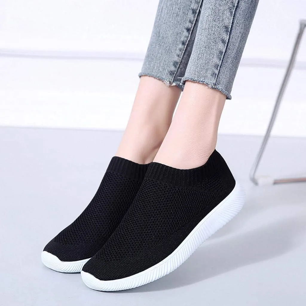 Trendy Wedge Sneakers for Women 2023 Zapatos Comodos De Mujer Suaves para Fiesta Workout Shoes for Women Wide Fit Plantar Fasciitis Sneakers Women Arch Support White Slip On Sneakers Women Black
