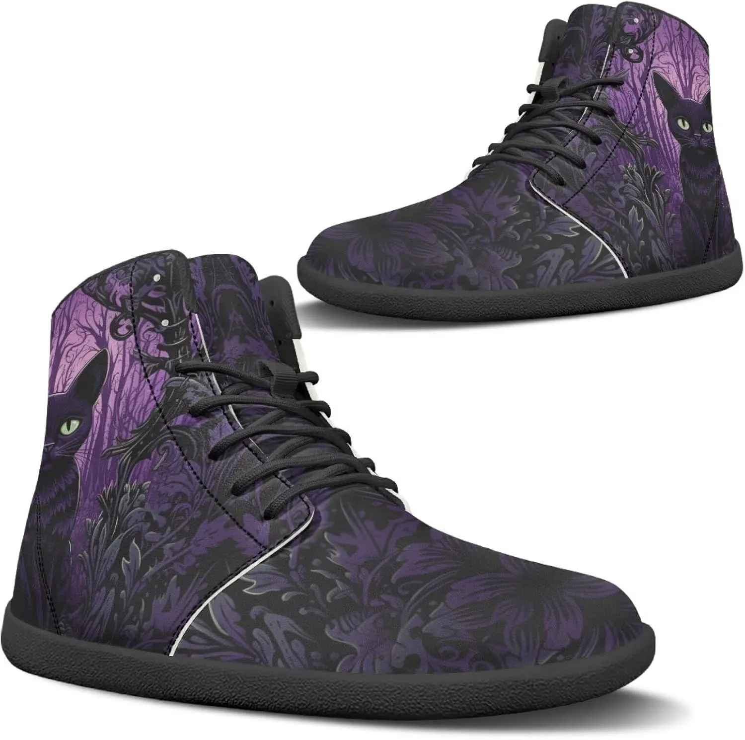 Unisex Adults High Top Barefoot Hiking Boots for Women Men
