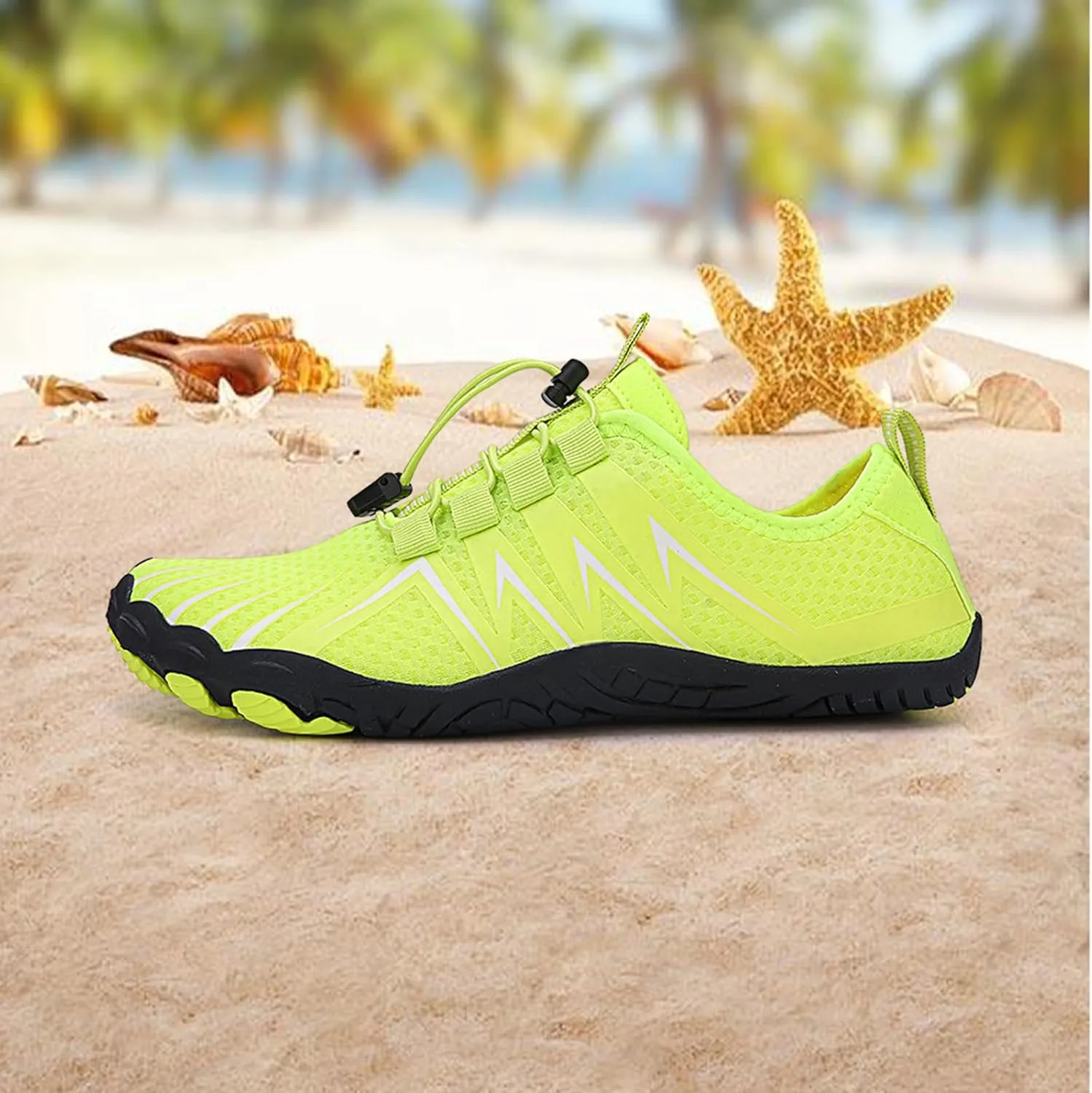 Unisex Grounded Footwear Summer Breathable Quicky Dry Slip On Wide Toe Box Sneakers Lightweight Athletic Color Block Beach Water Shoes Comfortable Outdoor Hiking Sneakers
