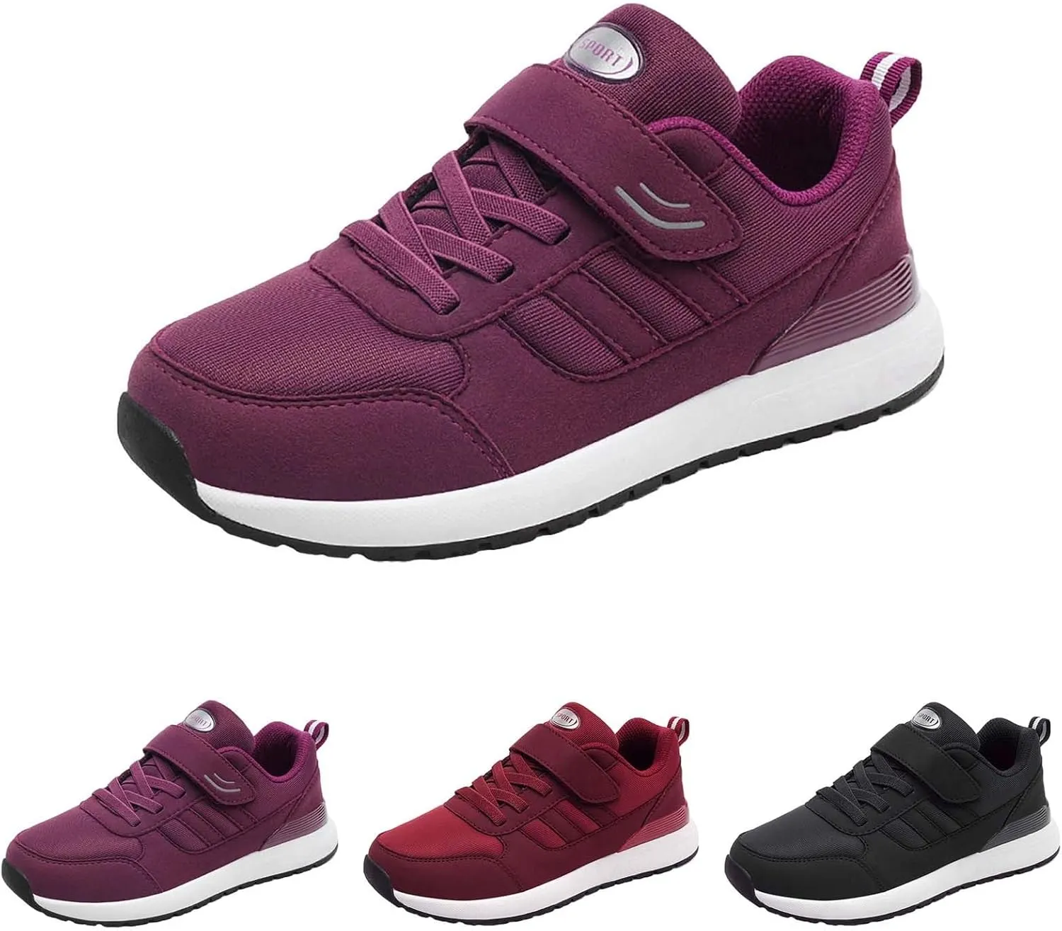 Walking Shoes Women Size 12 Wide Standing All Day Shoes for Women Wide Women Trail Running Shoes Wide Toe Box Hiking Shoes Women Wide Office Sneakers for Women 2024