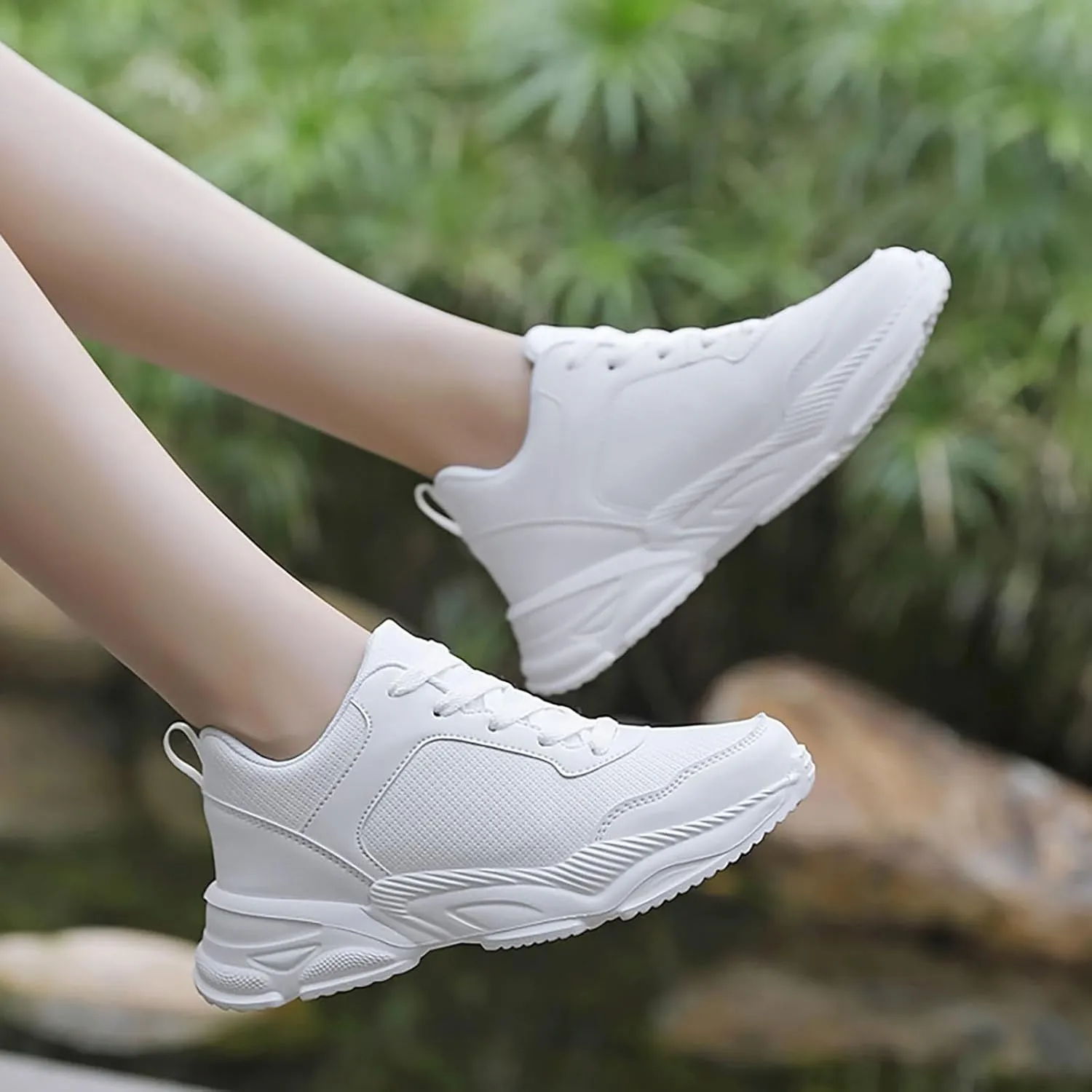 Walking Sneakers for Women Arch Suport Basketball Shoes Running Shoes Womens Lightweight Round Toe Slip On Casual Women Loafers Shoes for Work Womens Shoes Sneakers Slip On