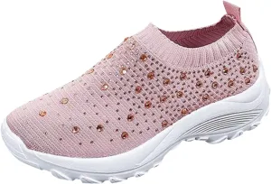 Wedge Sneakers for Women Size 11 Wide Size 11 Non Slip Shoes Women Womens Athletic Shoes Size 9 Narrow Wedge Sneakers for Women Comfortable Dressy Zapatos Antiderrapantes Para Mujer