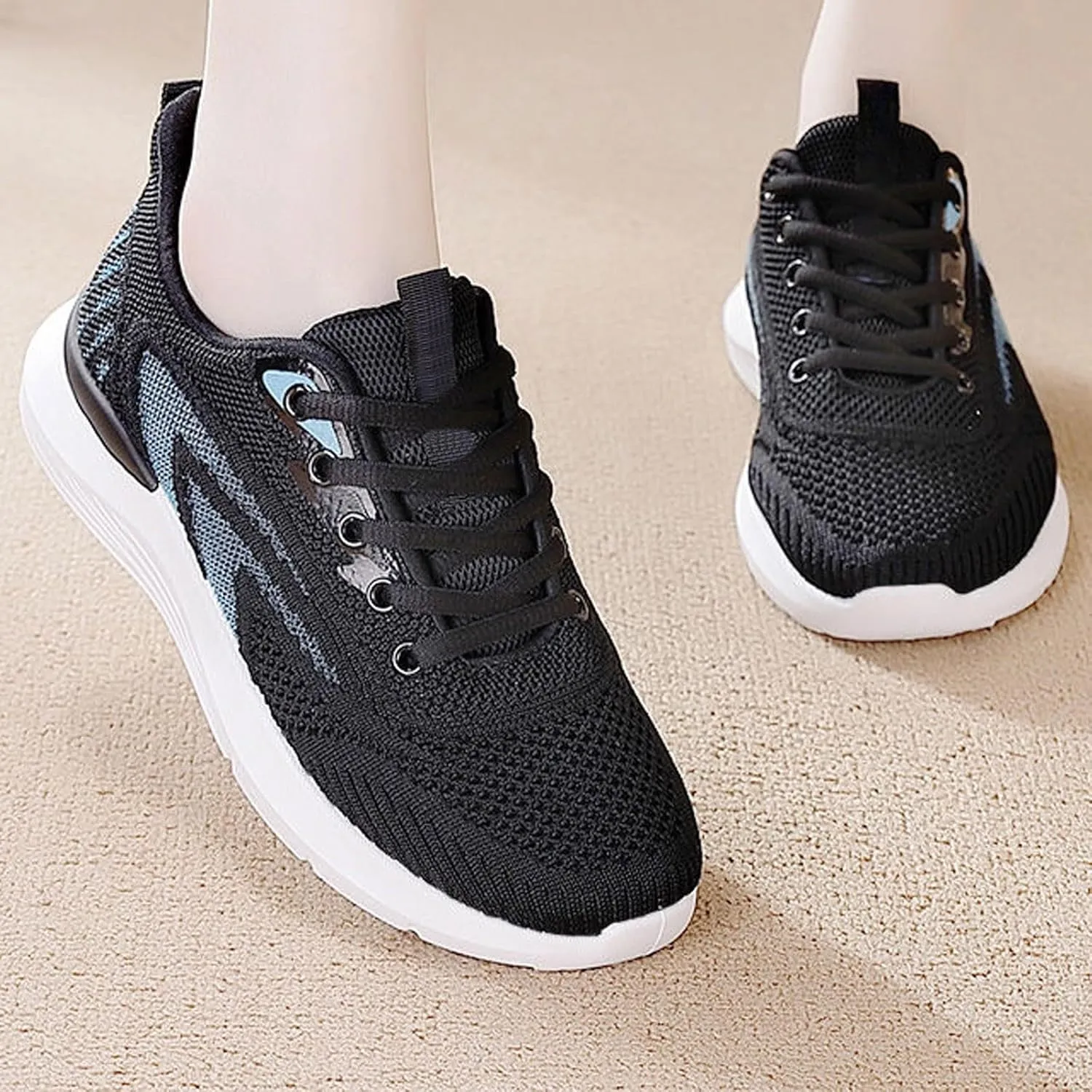 White High Top Platform Sneakers for Women Black Slip On Tennis Shoes with Black Soles Womens Athletic Shoes Bowling Shoes Women 8 Wide Shoes for Plantar Fasciitis for Women Walking Athletic