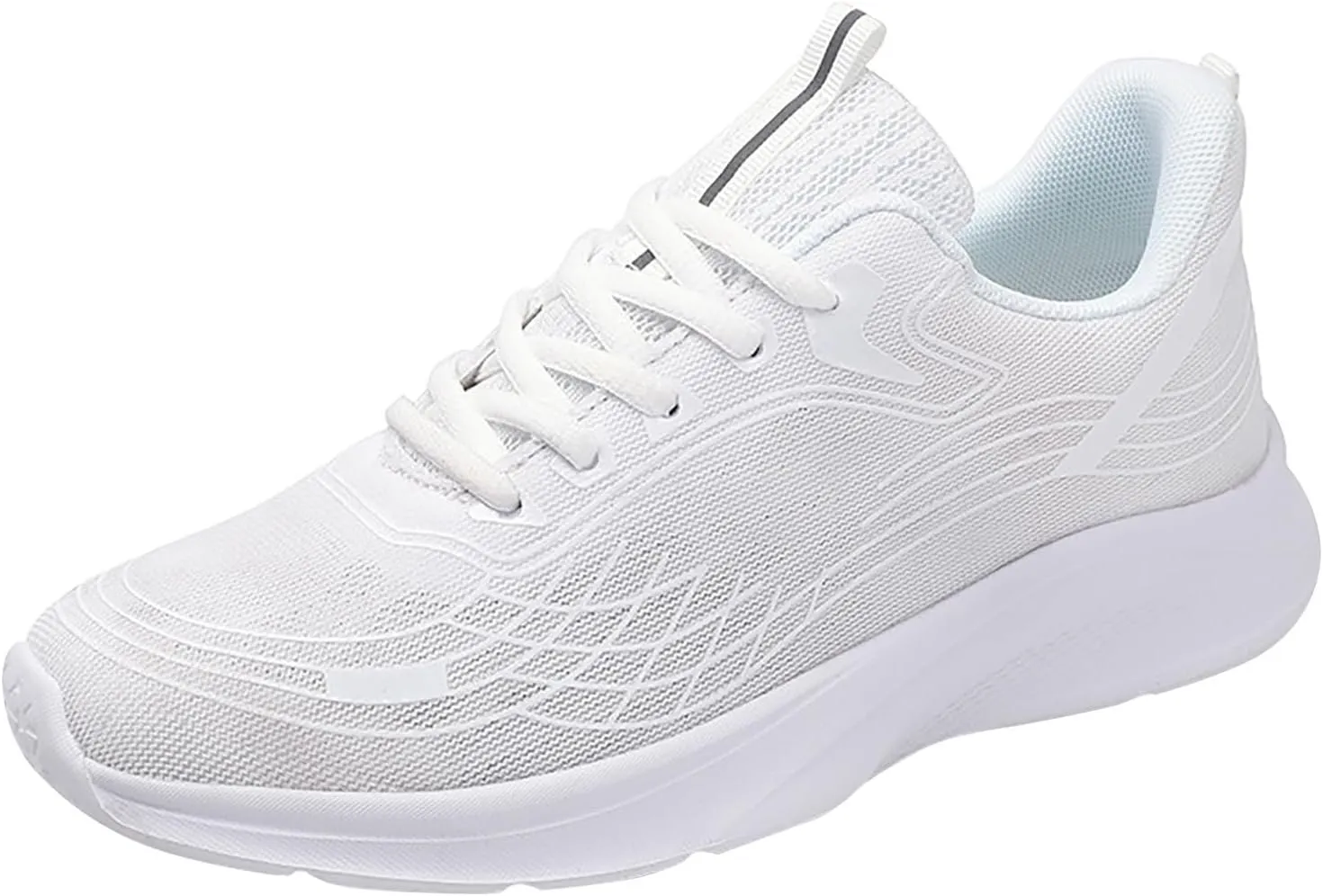 White High Top Sneakers for Women Wide Width Walking Shoes Women Arch Support Wide Walking Shoes for Women Slip Ons Running Shoes for Women Wide Fit Size 9 Wide Women's Round Toe Slip On Tennis Shoes