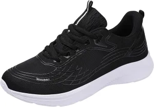 White High Top Sneakers for Women Wide Width Walking Shoes Women Arch Support Wide Walking Shoes for Women Slip Ons Running Shoes for Women Wide Fit Size 9 Wide Women's Round Toe Slip On Tennis Shoes