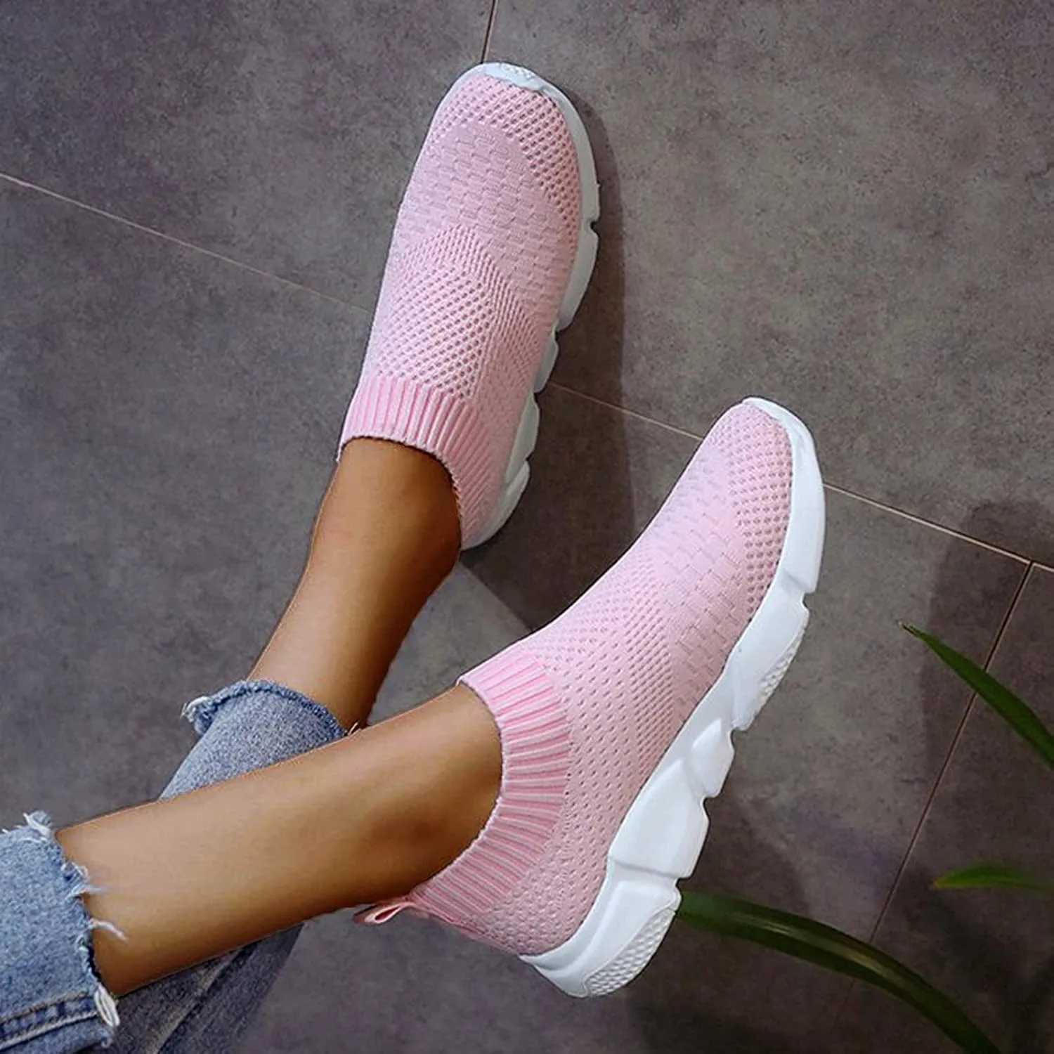 White Platform Sneakers for Women 2023 Women's Walking Shoes Fashion Sport Running Sneakers Hiking Shoes Women Lightweight Bowling Shoes Women 8 Wide Tenis De Mujer para Trabajo Antideslizante D Bota
