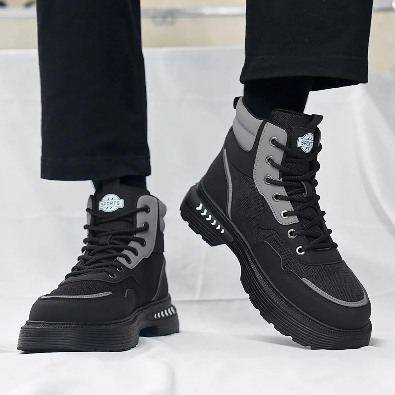 White Platform Sneakers for Women Slip On Shoes Women Men's Mesh Sneakers Comfort Cute Casual Slip On Lightweight Platform Loafers for Women Wide Women's Sneakers