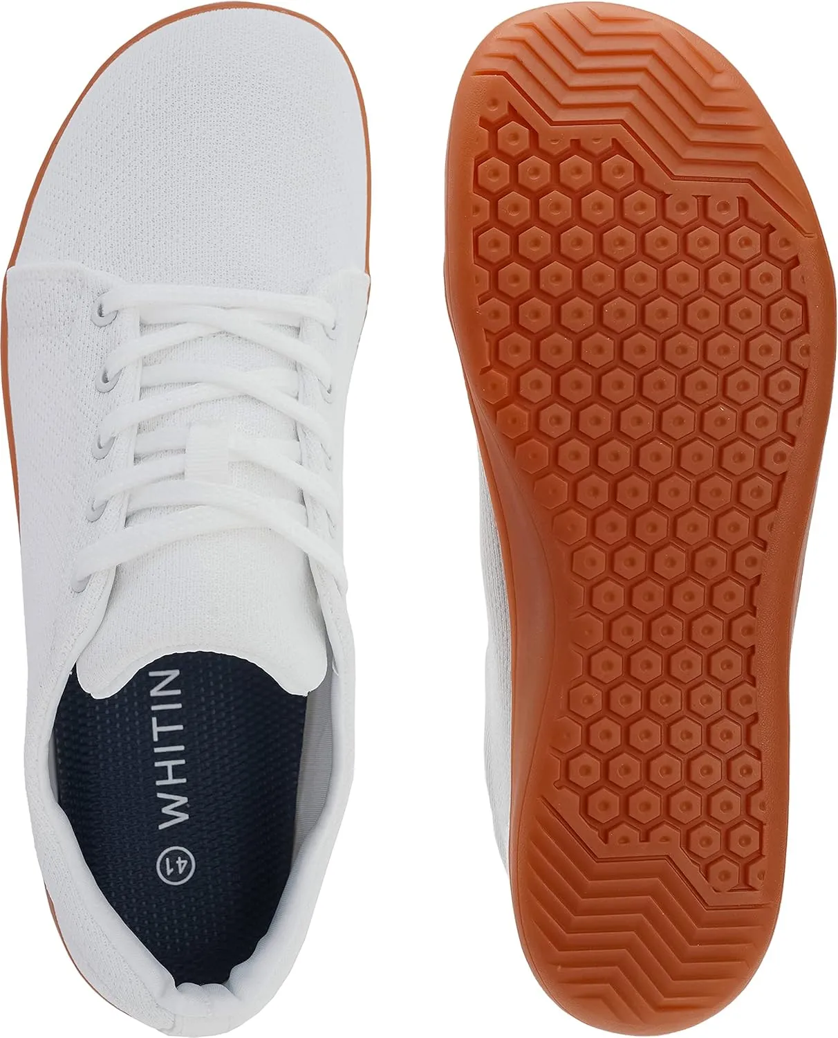 WHITIN Men's Minimalist Barefoot Sneakers | Wide fit | Zero Drop Sole