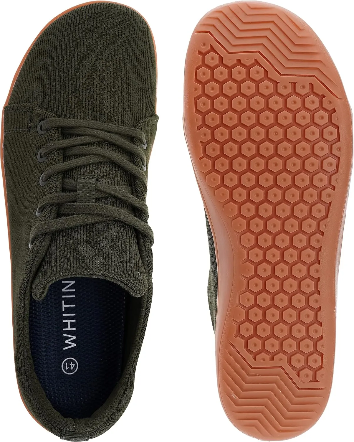 WHITIN Men's Minimalist Barefoot Sneakers | Wide fit | Zero Drop Sole