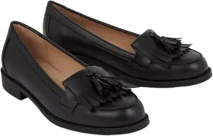 Wide Fit Leigh Fringe Loafers
