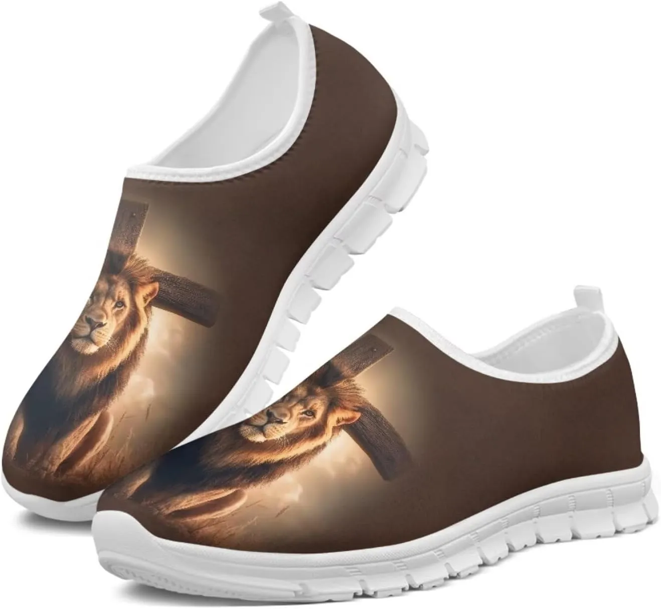 Women Casual Loafers Animal Print Non Slip Work Shoes Wide Width Low-Cut Flat Sneakers Everyday Footwear