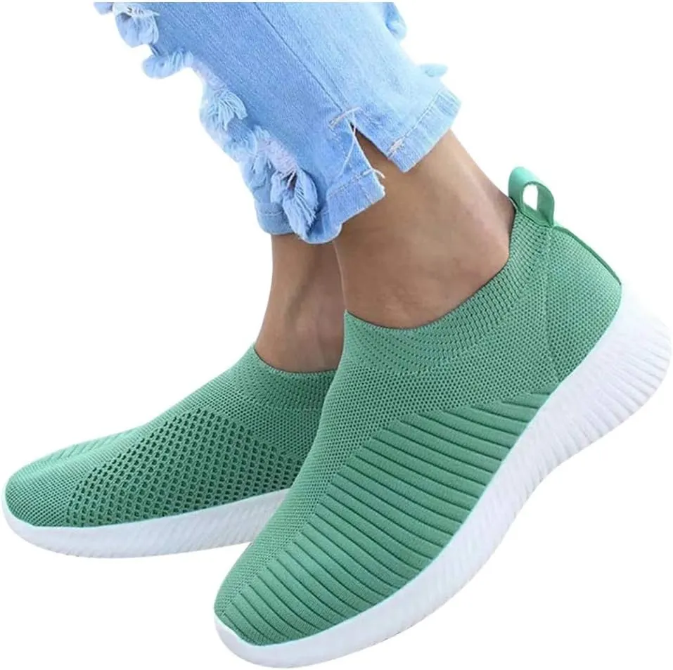 Women Running Shoes Lightweight Tennis Shoes Non Slip Running Shoes for Men Walking Shoes Casual Wedge Sneakers White Tennis Shoe Loafers Shoe