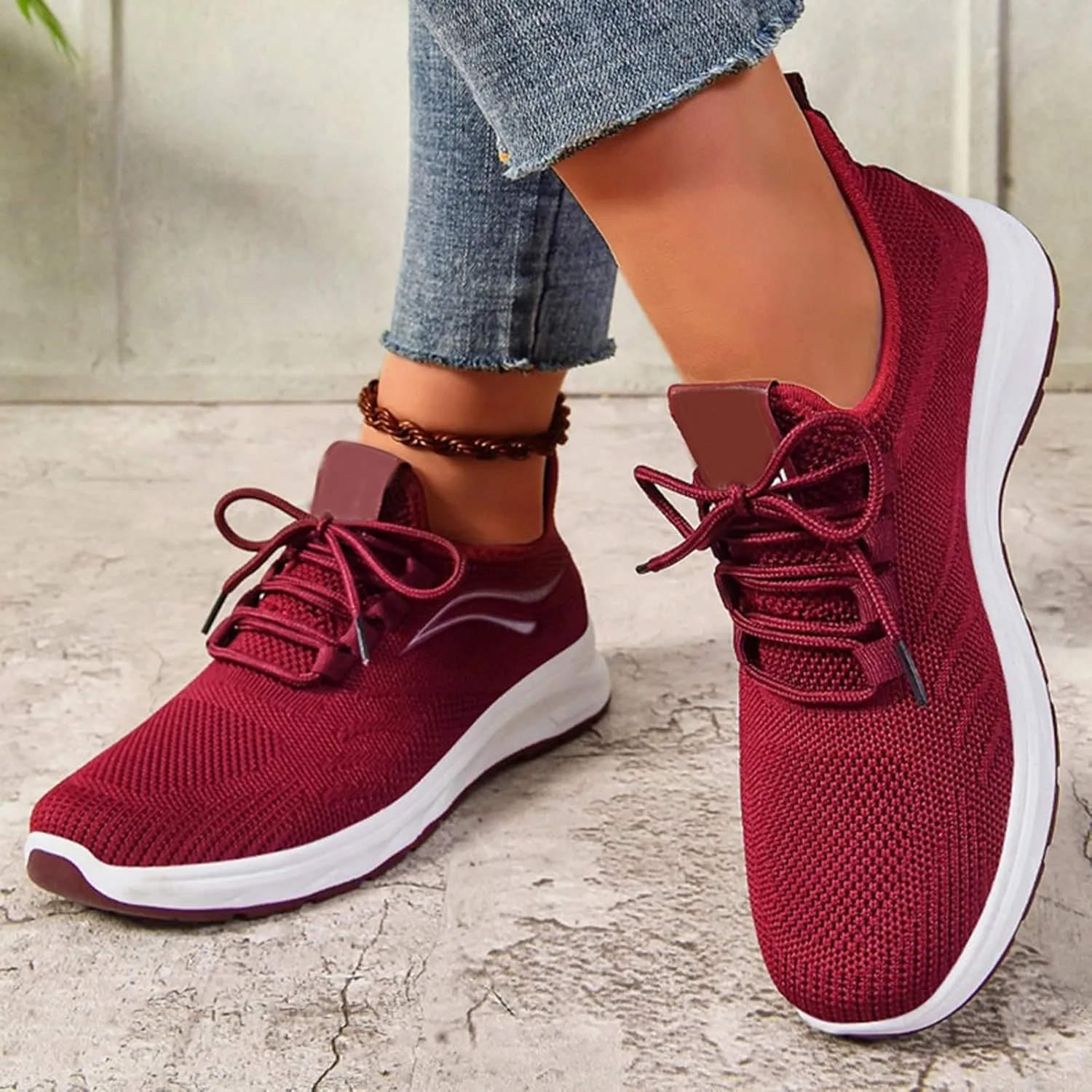 Women Wide Toe Box Shoes Wide Width Sneakers Running Shoes Non-Slip Tennis Breathable Walking Athletic Sneakers