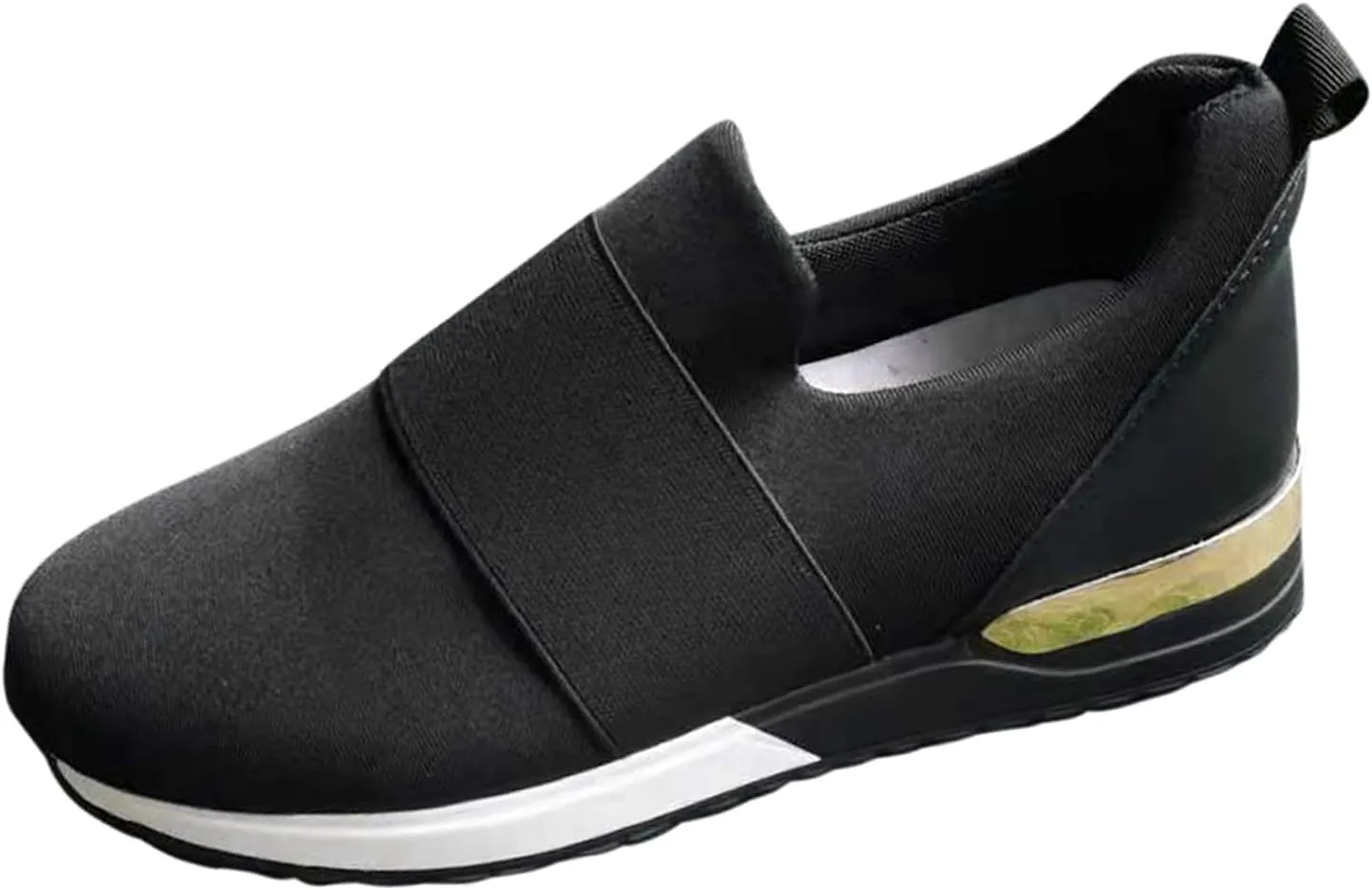 Womens Black Walking Sneakers Size 10 Mule Shoes for Women Slip On Heels Womens Size 9 1/2 Athletic Shoes Platform Sneakers for Women 2023 Non Slip Comfy Work Shoes for Women Standing All Day