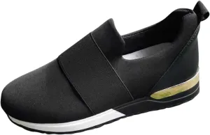 Womens Black Walking Sneakers Size 10 Mule Shoes for Women Slip On Heels Womens Size 9 1/2 Athletic Shoes Platform Sneakers for Women 2023 Non Slip Comfy Work Shoes for Women Standing All Day