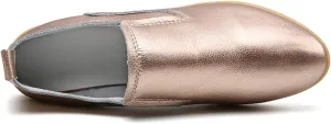 Women's Casual Round Head Moccasin Shoes Comfortable Leather Breathable Loafers Driving Outdoor Walking Nurse Breathable Driving Fashion Soft Shoes