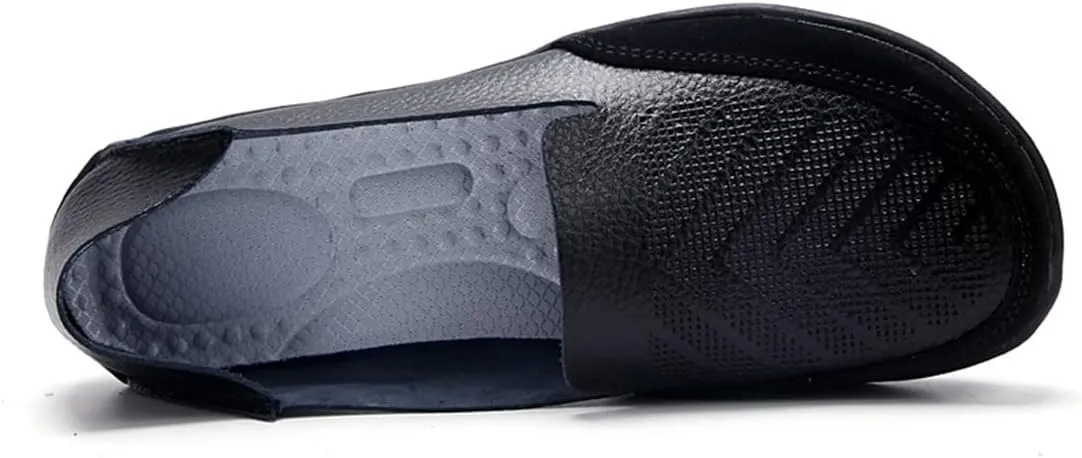 Women's Casual Round Toe Moccasins Comfortable Leather Breathable Slippers Arch Support Memory Foam Insoles Driving Outdoor Walking Nurse Breathable Driving Fashion Moccasins
