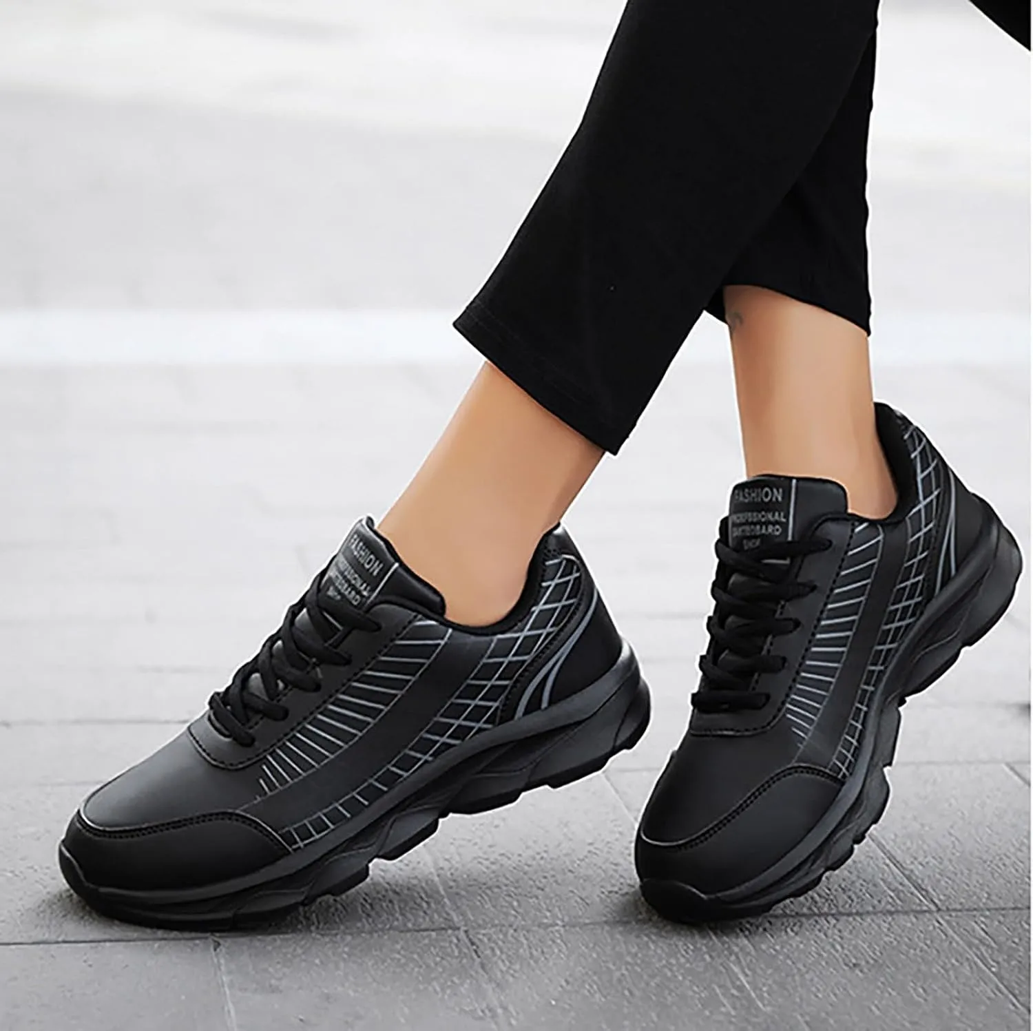 Womens Elastic Slip On Sneakers Casual Walking Shoes Lightweight Canvas Comfortable Flats Non Slip Loafers