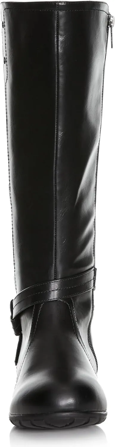 Women's Extra Wide Fit Vera Flat Tall Boot Fashion