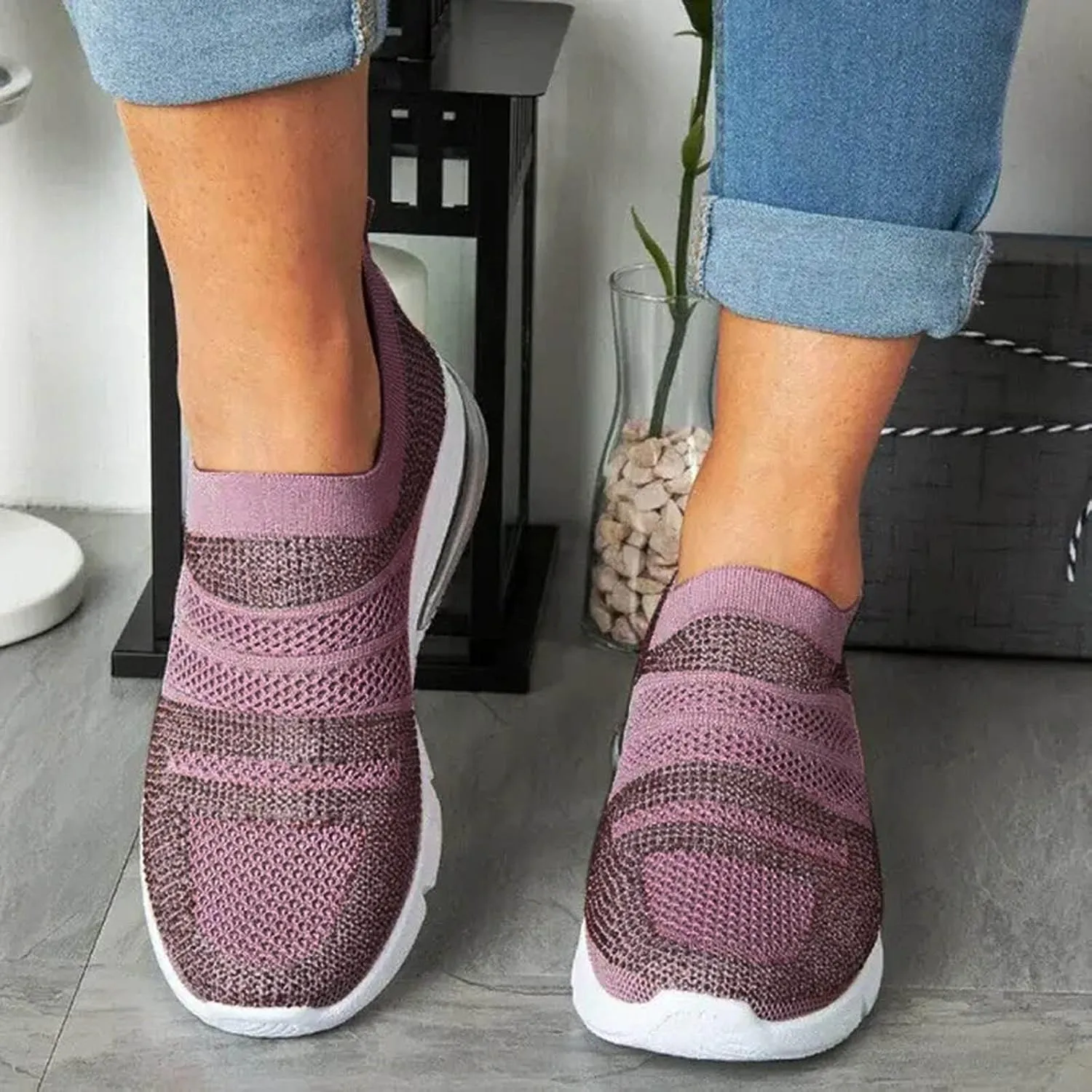 Womens Fashion Sneakers 2023 Wedge Heel Non Slip Work Shoes Women Wide Womens Athletic Shoes Wide Width Stylish Platform Sneakers for Women 2023 Zapatos Negros De Vestir Bajos para Mujer