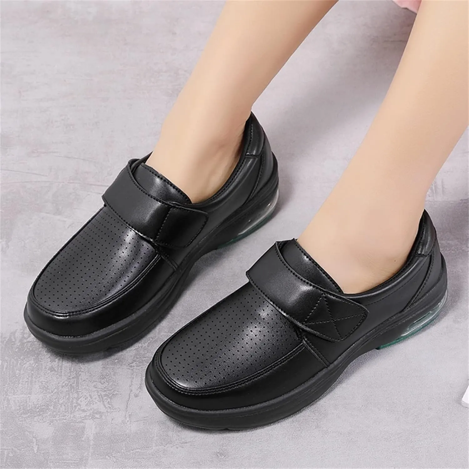 Women's Healthcare Nursing Shoes Slip On Work Shoe Lightweight Comfortable Nurse Shoes Slip Resistant Food Service Work Loafer All Day Comfort Nursing Footwear
