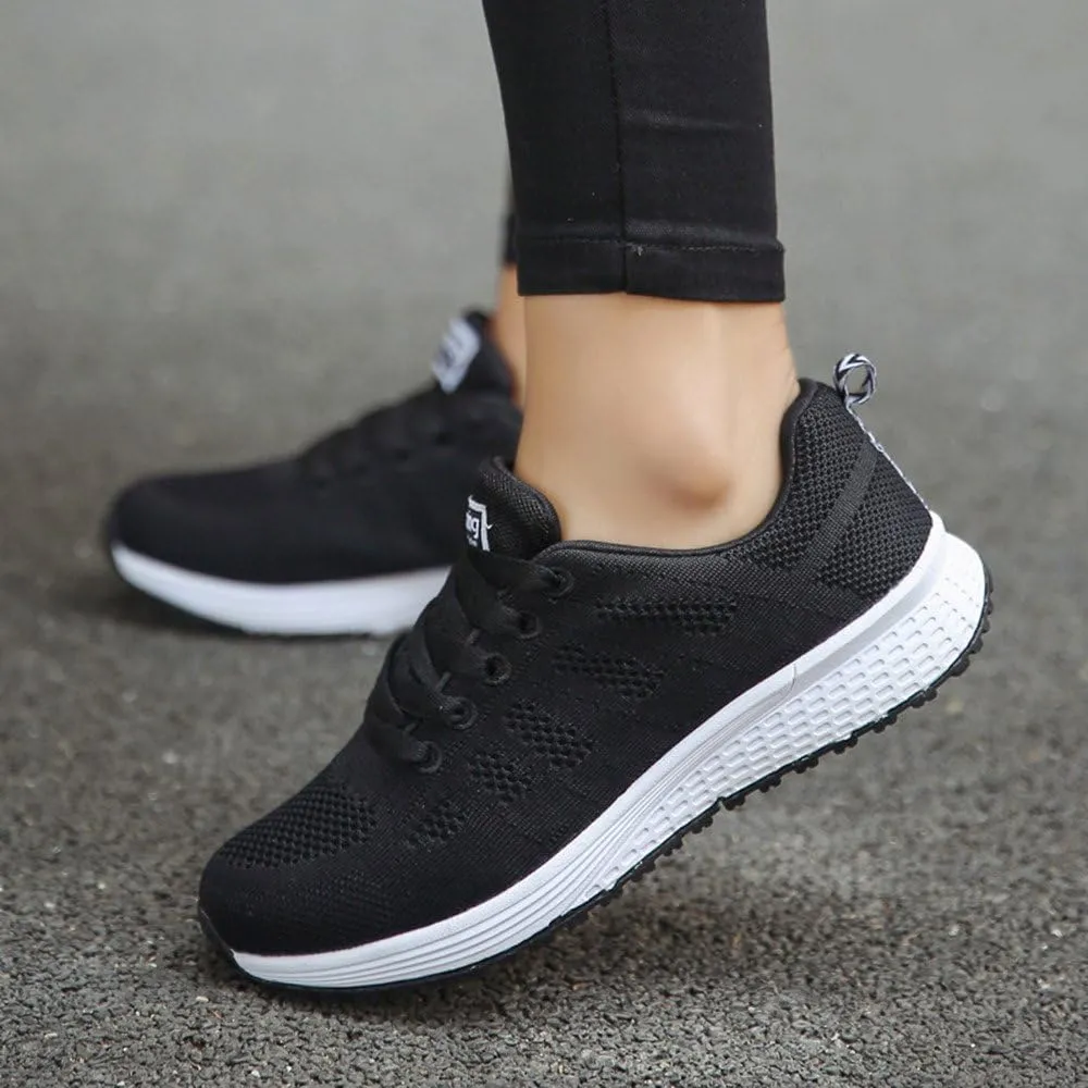 Women's Lace Up Walking Running Shoes Tennis Casual Mens Running Shoes Gym Woman Shoes Casual Platform Sneakers Slip On Tennis Shoe Trainers Shoe