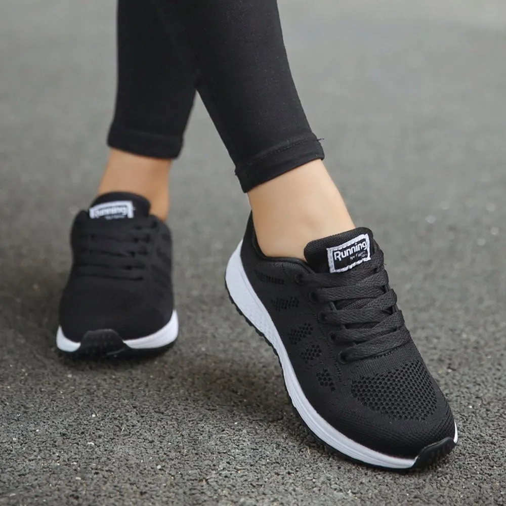 Women's Lace Up Walking Running Shoes Tennis Casual Mens Running Shoes Gym Woman Shoes Casual Platform Sneakers Slip On Tennis Shoe Trainers Shoe