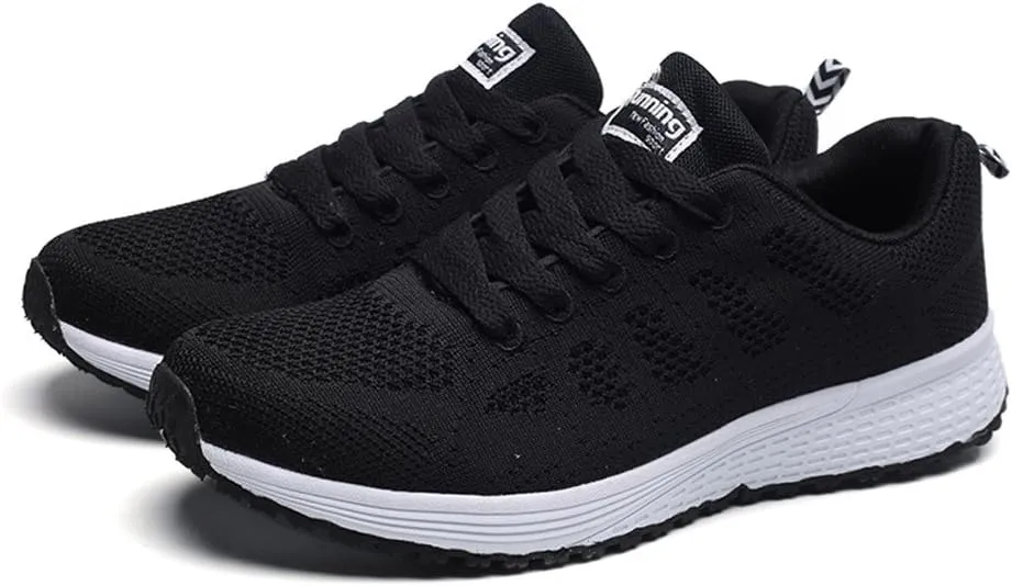 Women's Lace Up Walking Running Shoes Tennis Casual Mens Running Shoes Gym Woman Shoes Casual Platform Sneakers Slip On Tennis Shoe Trainers Shoe